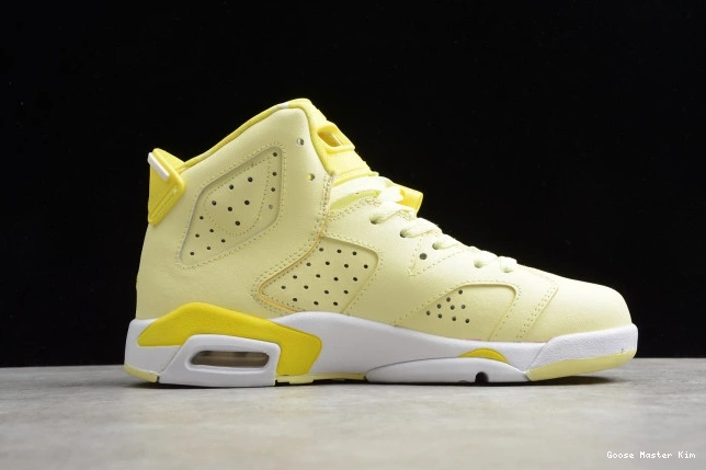 Floral Dynamic Jordan 6 Air Yellow 543390-800 Retro (GS) 0706